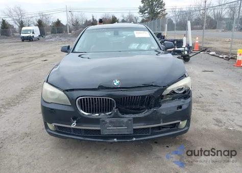 2011 BMW 740Li из США, поврежденный, VIN WBAKB4C54BC392609